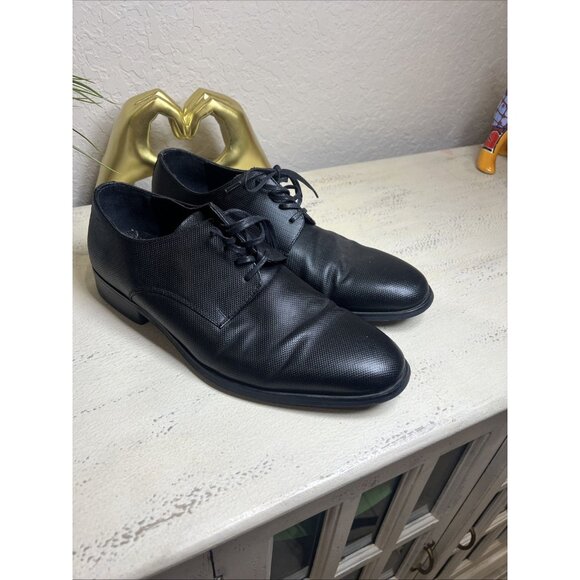 Aldo Men’s Bocelli Oxford Black Dress Shoes Size 12 main image 5